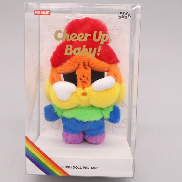 Grab it now while stock last!! 🥰 Pop Mart Crybaby x  Cry Baby Lot Cheer Up Baby Pendant Powerpuff Blossom Keychain Plush Magnet